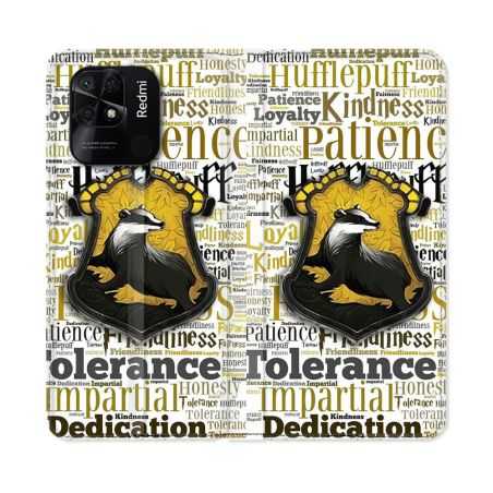 Housse cuir portefeuille Pour Xiaomi Redmi 10C Harry Potter Poursouffle