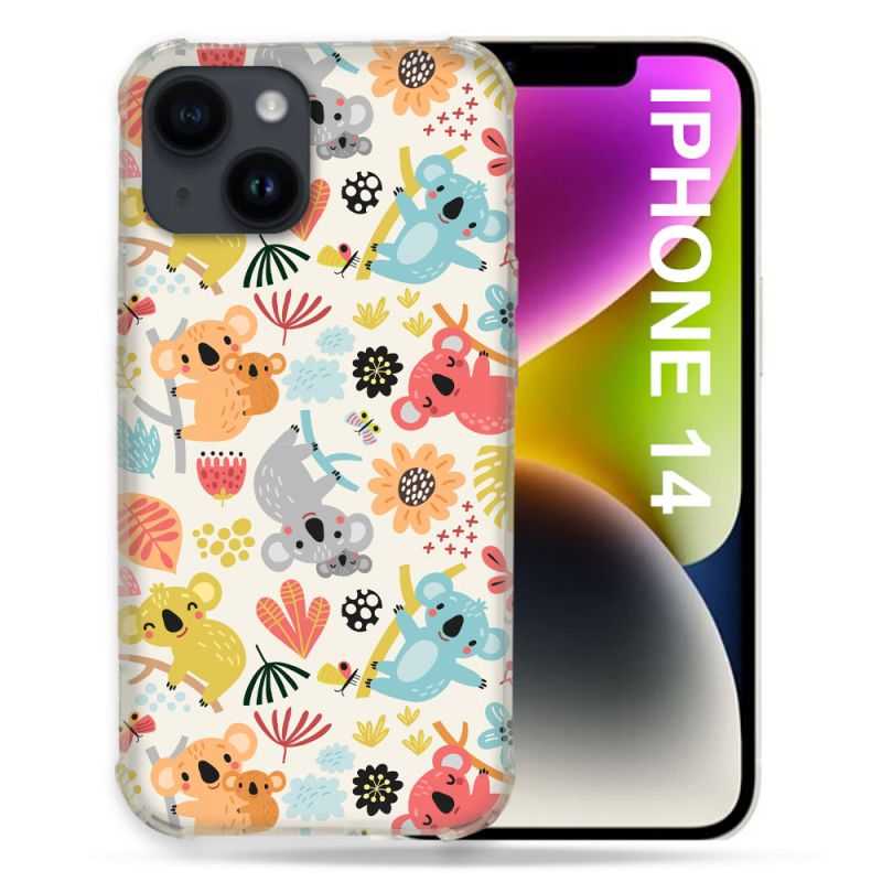 Coque Pour Iphone 14 (6.1) Animal Koala Pattern
