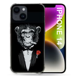 Coque Pour Iphone 14 (6.1) Decale Singe Mafia
