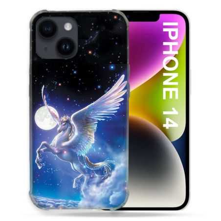 Coque Pour Iphone 14 (6.1) Fantastique Licorne Céleste