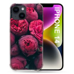 Coque Pour Iphone 14 (6.1) Fleur Pivoine