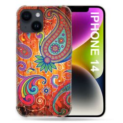 Coque Pour Iphone 14 (6.1) Fleur Psychedelic