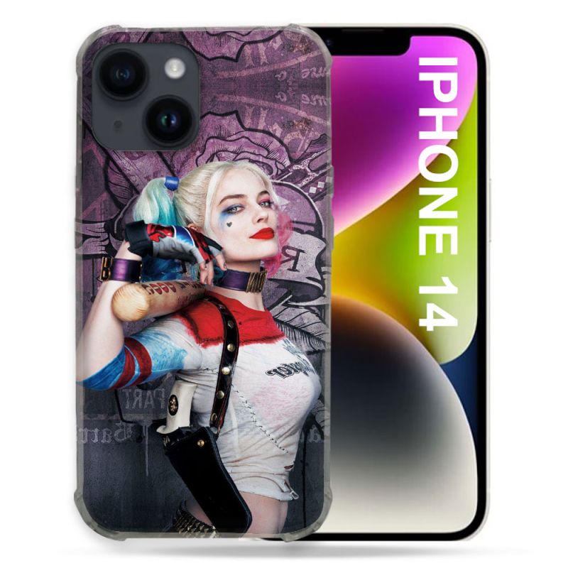 Coque Pour Iphone 14 (6.1) Harley Quinn Batte
