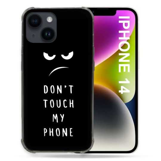 Coque Pour Iphone 14 (6.1) Humour Don't Touch