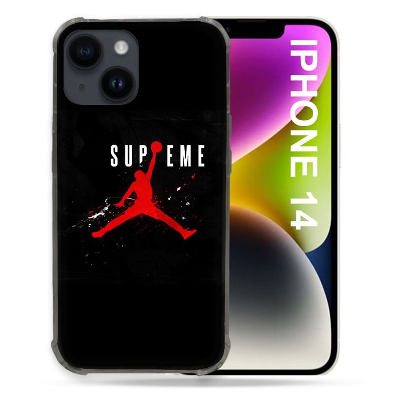 Coque Pour Iphone 14 (6.1) Jordan Supreme Noir