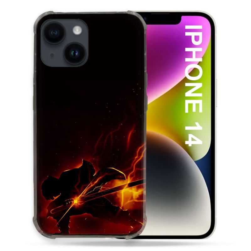 Coque Pour Iphone 14 (6.1) Manga Demon Slayer Electric