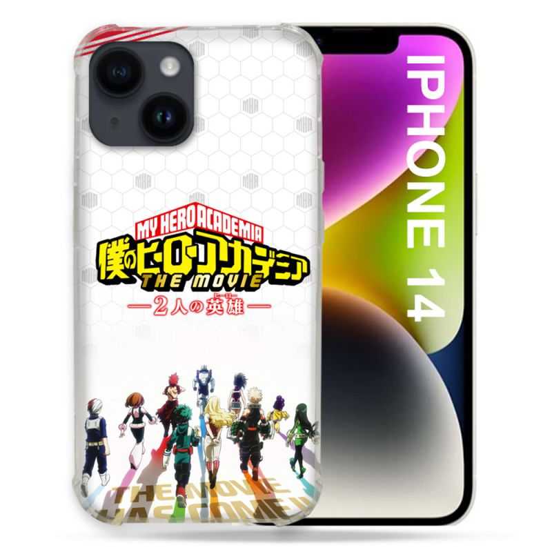 Coque Pour Iphone 14 (6.1) Manga My Hero Academia Blanc