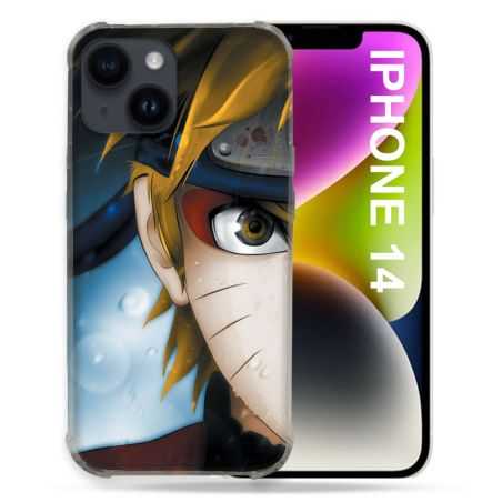 Coque Pour Iphone 14 (6.1) Manga Naruto Blanc