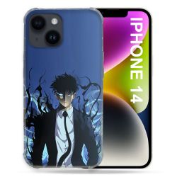 Coque Pour Iphone 14 (6.1) Manga Solo Leveling Sung Bleu