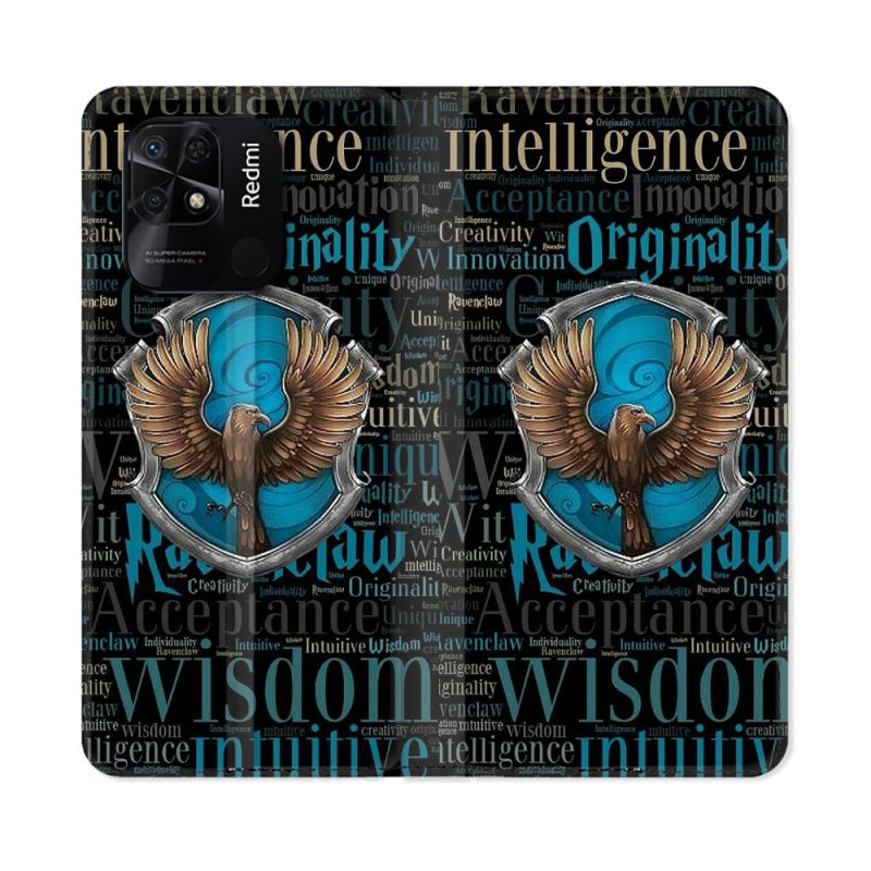 Housse cuir portefeuille Pour Xiaomi Redmi 10C Harry Potter Serdaigle