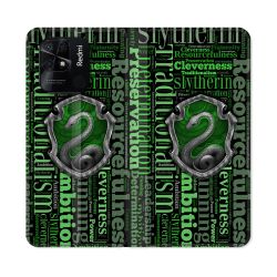 Housse cuir portefeuille Pour Xiaomi Redmi 10C Harry Potter Serpentar