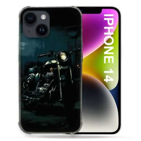 Coque Pour Iphone 14 (6.1) Moto Harley Vintage