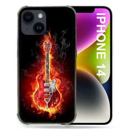 Coque Pour Iphone 14 (6.1) Musique Guitare Electrique