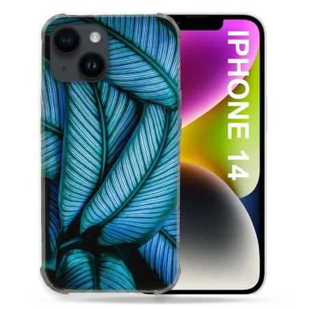 Coque Pour Iphone 14 (6.1) Nature Feuille Palmier
