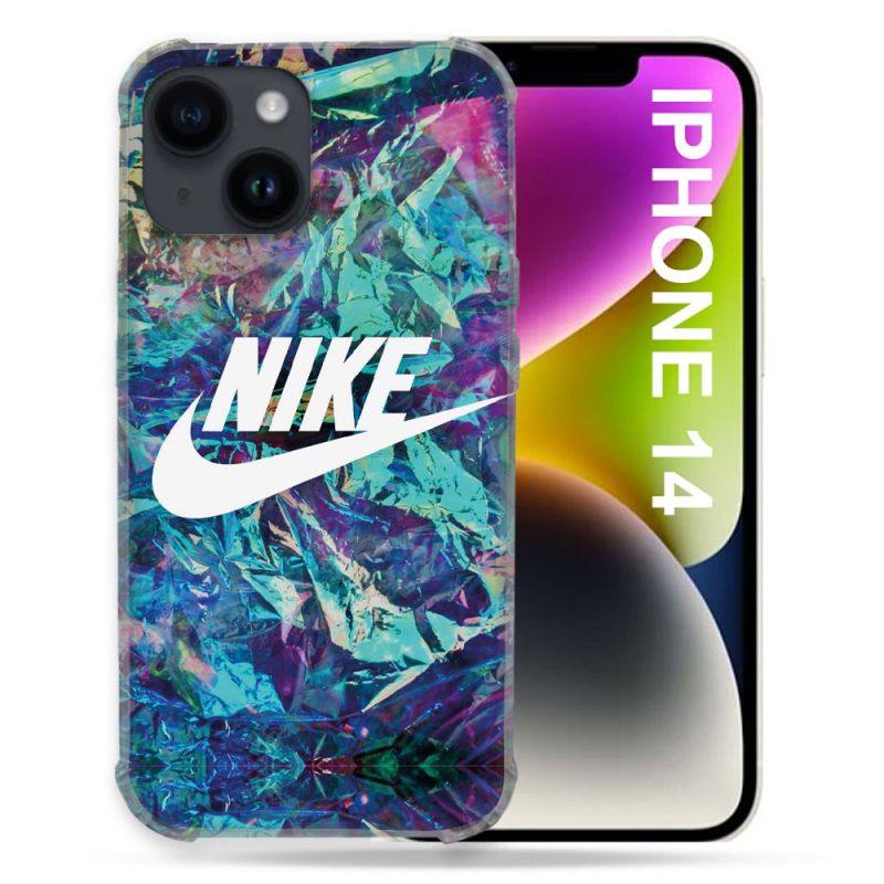 Coque Pour Iphone 14 (6.1) Nike Turquoise