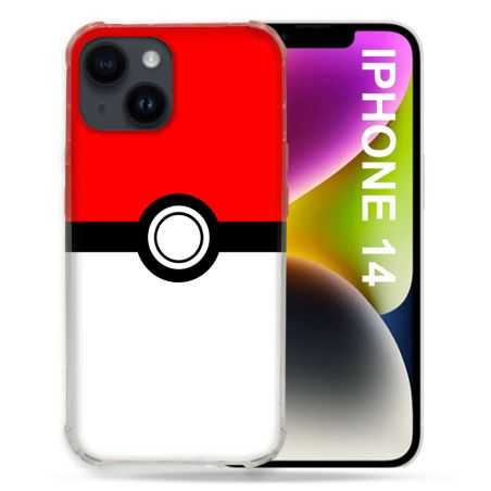 Coque Pour Iphone 14 (6.1) Pokemon Pokeball