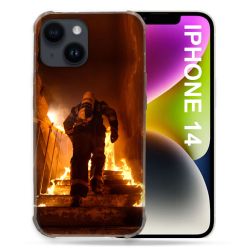 Coque Pour Iphone 14 (6.1) Pompier Escalier