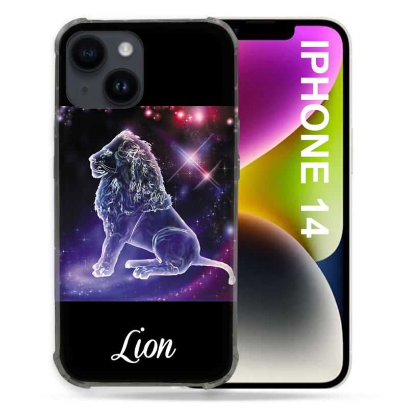 Coque Pour Iphone 14 (6.1) Signe Zodiaque 2 Lion