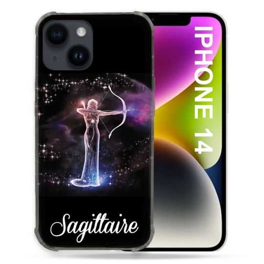 Coque Pour Iphone 14 (6.1) Signe Zodiaque 2 Sagittaire
