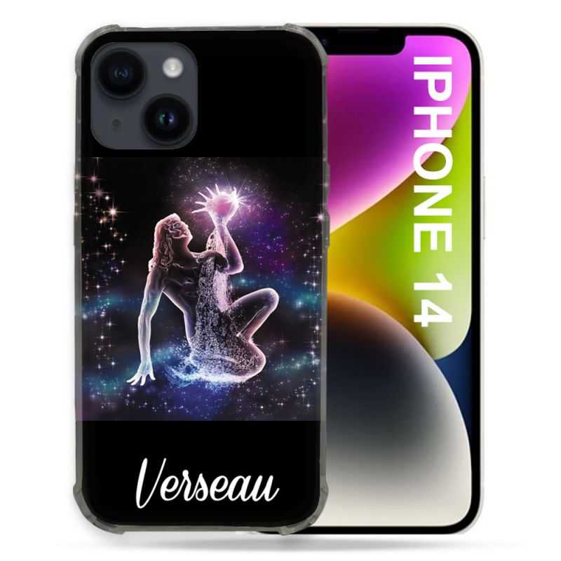 Coque Pour Iphone 14 (6.1) Signe Zodiaque 2 Verseau