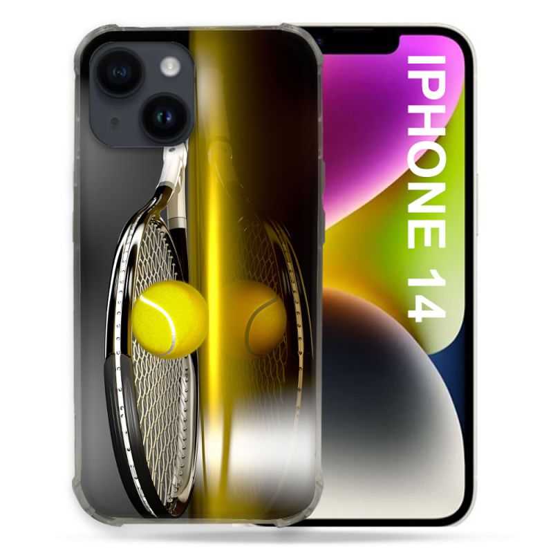 Coque Pour Iphone 14 (6.1) Sport Tennis Reflet