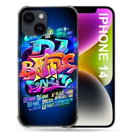 Coque Pour Iphone 14 (6.1) Street Art Rap
