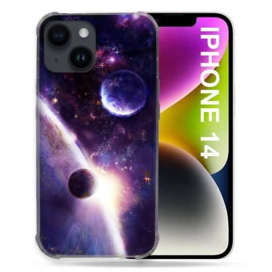 Coque Pour Iphone 14 (6.1) Univers Planete Stellaire