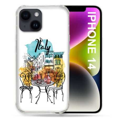 Coque Pour Iphone 14 (6.1) Voyage Italie Vintage