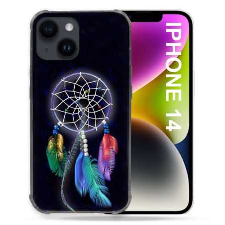 Coque Pour Iphone 14 (6.1) Zen Attrape Reve Multicolore