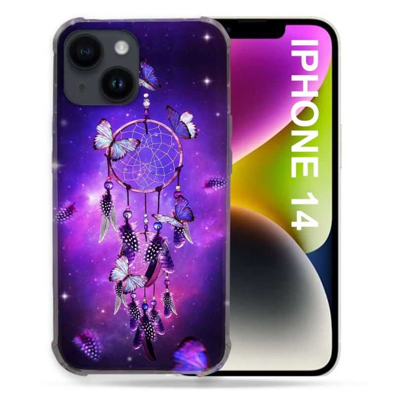 Coque Pour Iphone 14 (6.1) Zen Attrape Reve Papillon