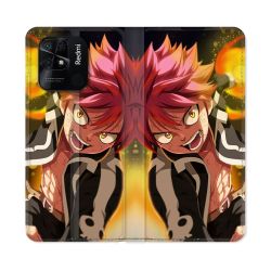 Housse cuir portefeuille Pour Xiaomi Redmi 10C Manga Fairy Tail Natsu
