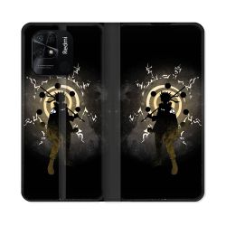 Housse cuir portefeuille Pour Xiaomi Redmi 10C Manga Naruto Sage