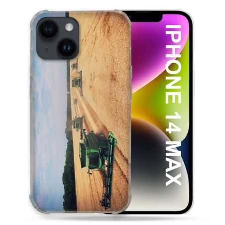 Coque Compatible MagSafe Pour Iphone 14 Plus (6.7) Agriculture Moissonneuse