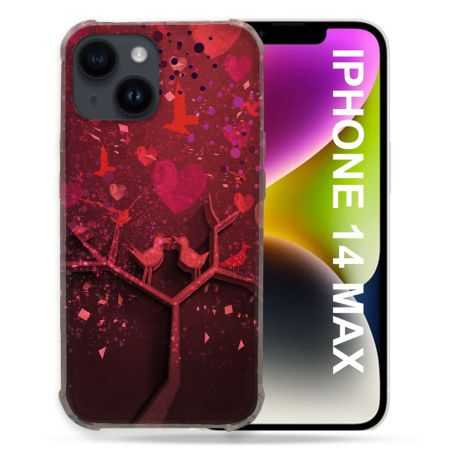 Coque Compatible MagSafe Pour Iphone 14 Plus (6.7) Amour Arbre