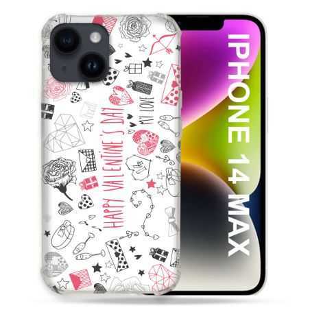 Coque Compatible MagSafe Pour Iphone 14 Plus (6.7) Amour Valentines