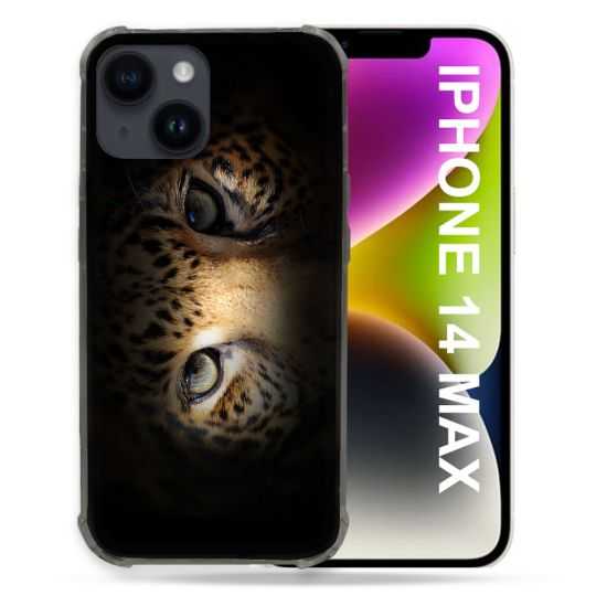 Coque Compatible MagSafe Pour Iphone 14 Plus (6.7) Animal Leopard Yeux