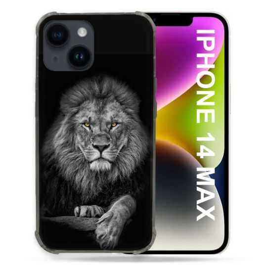 Coque Compatible MagSafe Pour Iphone 14 Plus (6.7) Animal Lion Majestueux