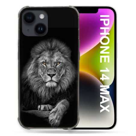 Coque Compatible MagSafe Pour Iphone 14 Plus (6.7) Animal Lion Majestueux