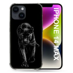 Coque Compatible MagSafe Pour Iphone 14 Plus (6.7) Animal Panthère Noire