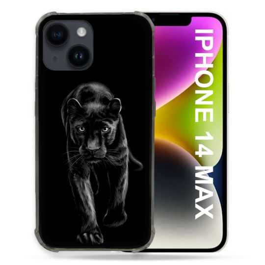 Coque Compatible MagSafe Pour Iphone 14 Plus (6.7) Animal Panthère Noire