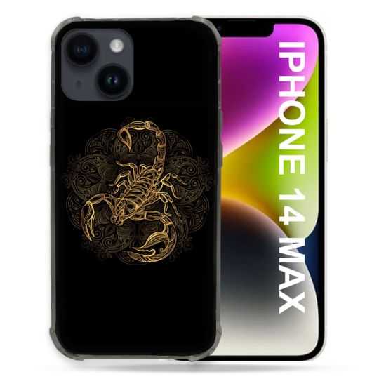 Coque Compatible MagSafe Pour Iphone 14 Plus (6.7) Animal Scorpion Fresque