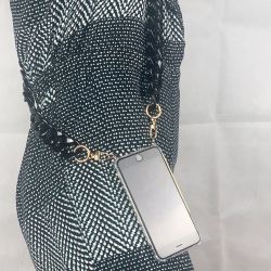 Coque Transparente Pour Xiaomi Mi 10T / Mi 10T Pro avec Lanière / Bandoulière / Cordon téléphone Anneaux Noir