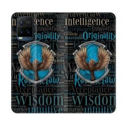 Housse cuir portefeuille Pour Vivo Y21 / Y21S / Y33S Harry Potter Serdaigle