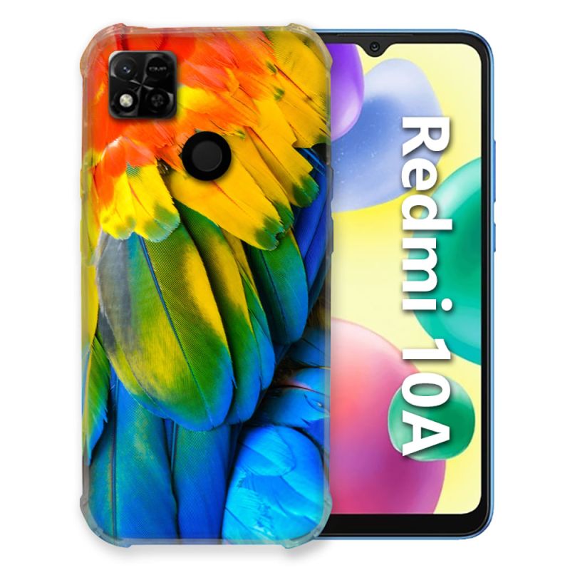 Coque Pour Xiaomi Redmi 10A Animal Perroquet Plume