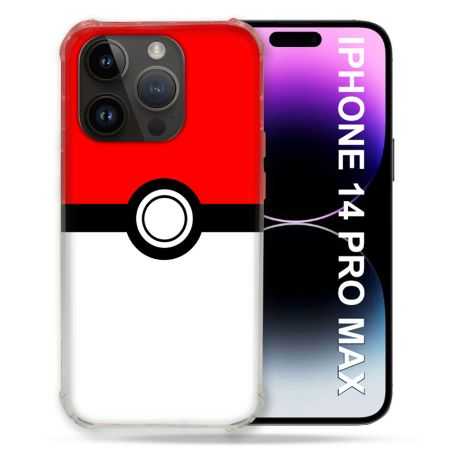 Coque Pour Iphone 14 Pro Plus (6.7) Pokemon Pokeball