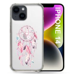 Coque Transparente Pour Iphone 14 (6.1) Attrape Reve Rose