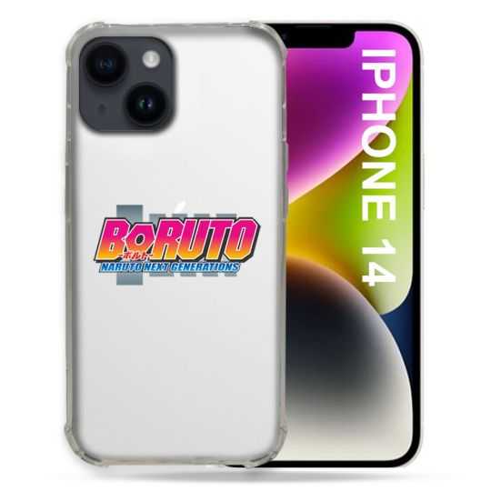 Coque Transparente Pour Iphone 14 (6.1) Boruto Logo