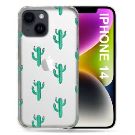 Coque Transparente Pour Iphone 14 (6.1) Cactus