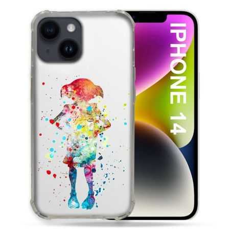 Coque Transparente Pour Iphone 14 (6.1) Dobby Colore