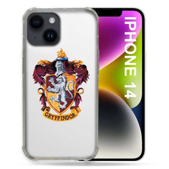 Coque Transparente Pour Iphone 14 (6.1) Harry Potter Griffindor